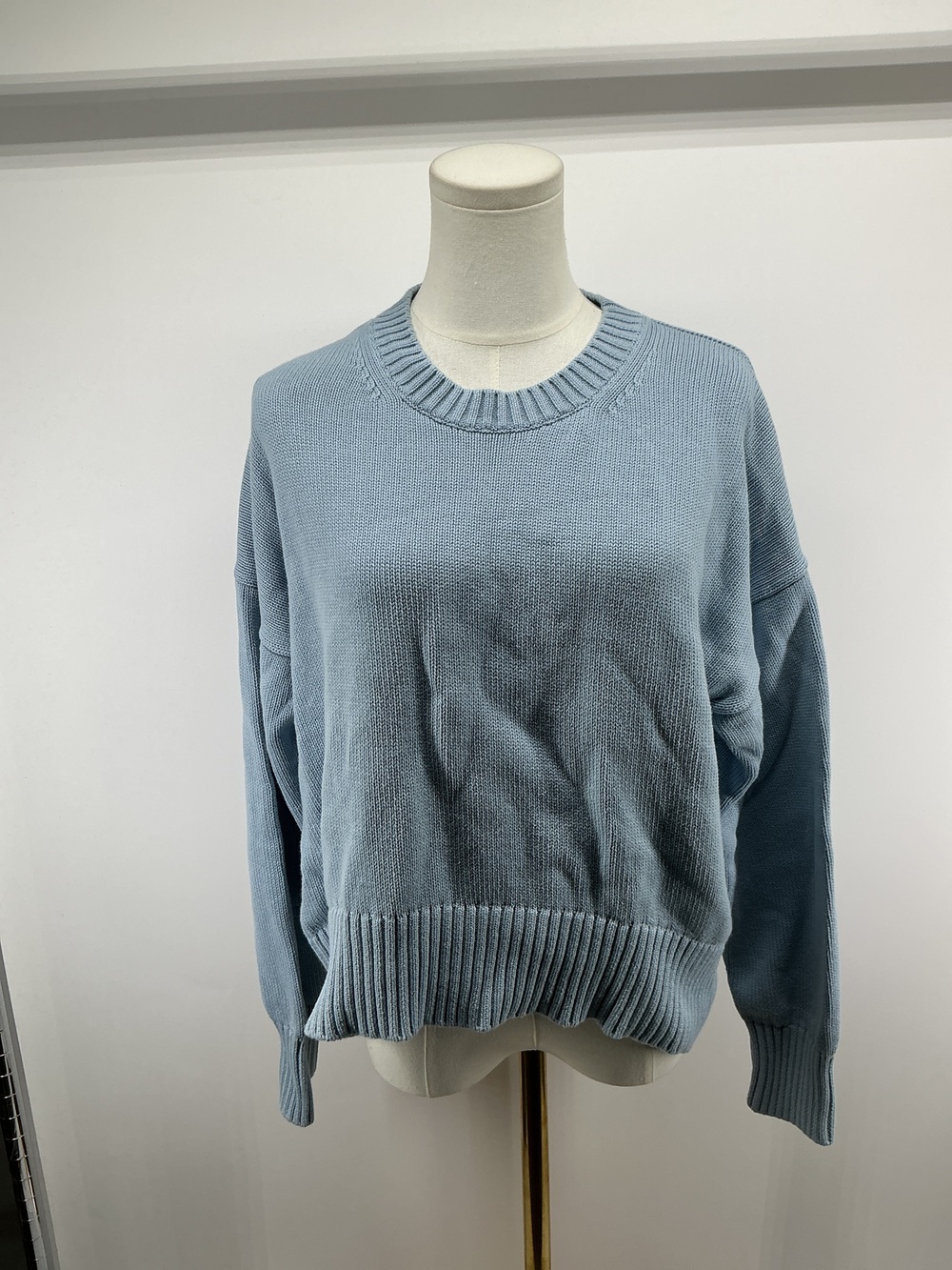 100% Organic Cotton Boyfriend Crew Sweater